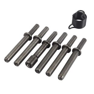 7 Pcs Great Heavy Duty Smoothing Pneumatic Air Rivet Hammer