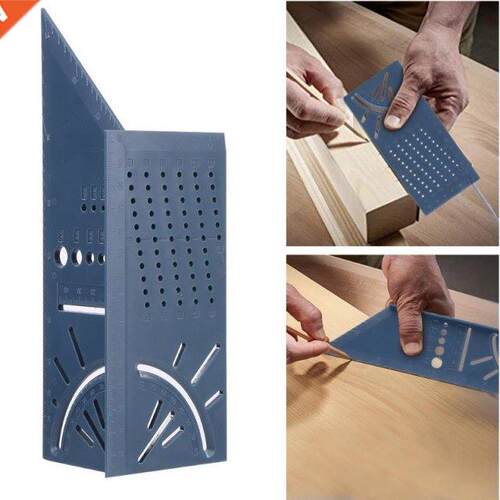 Plastic Woodworking 3D Angle Measuring Square Size Measure T
