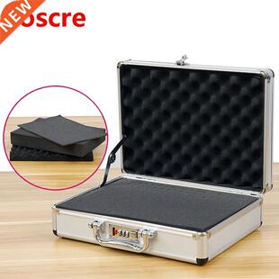 Portable Aluminum Alloy ToolBox Password Safety Case Hardwar