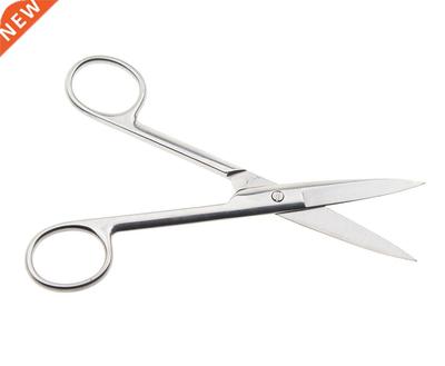 14cm Stainless steel Surgical Straight Bend tip Scissors Med