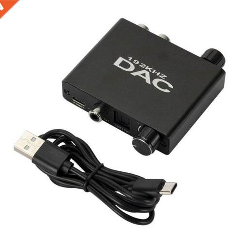 192kHz Digital To Analog Audio Converter With Volume And Bas