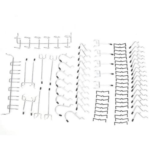 80 Pcs Hook Storage Pegboard Hook Set Tool Equipment Organiz