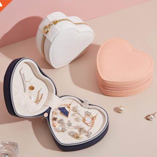 Love Sd Portable PU Leather Jewelry Box Travel Jewelry O