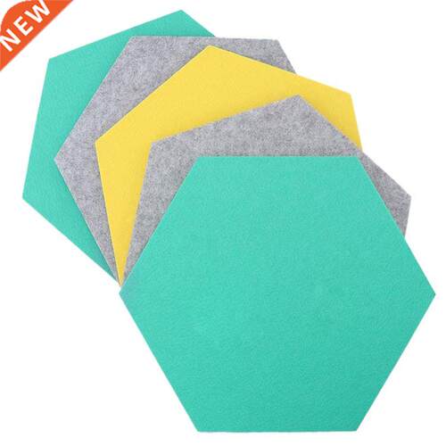 5Pcs/Set Hexagon Felt Board Hexagonal Felt Wall icker Mult