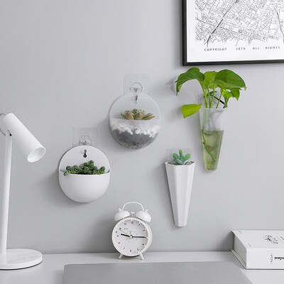 Nordic Wall-mounted Flowerpot Hanging Plant Vase Home