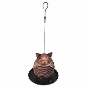 Bird Feeder Automatic Bird Feeder Metal with Flip Lid for Ou