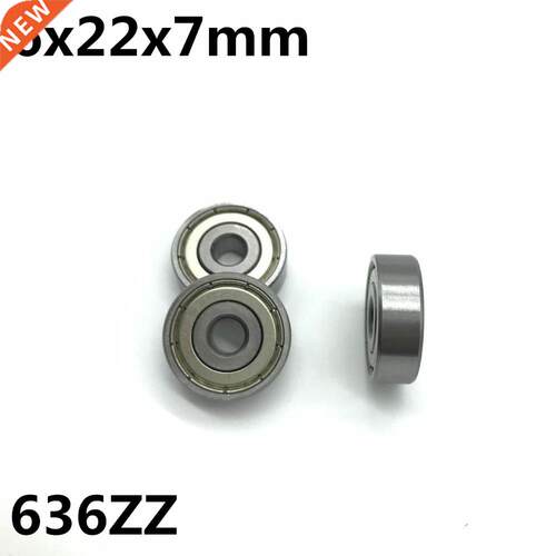 50Pcs 636ZZ 636-2Z 6x22x7 mm Deep groove all earing Miniat