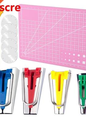 11PCS Sewing Set Bias Tape Makers Rotary Cutter Rotate Patc