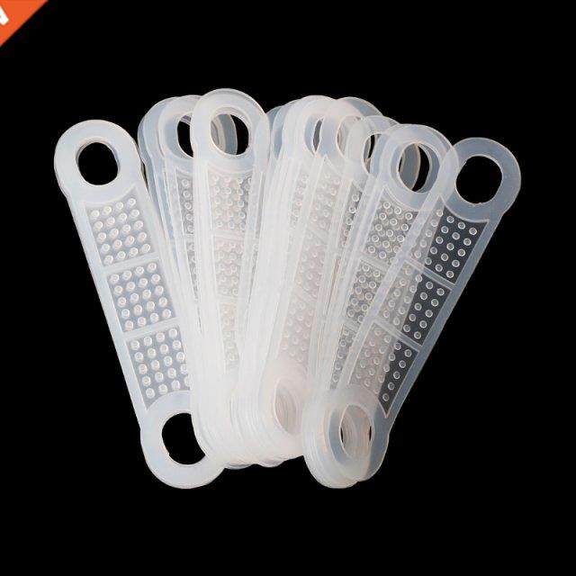 20Pcs Slcone Clothes Hangers Shoulder Pad Ant Slp Strp