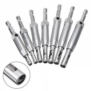 7Pcs Tools Self Centering Hinge Twist Drill Bits Window Doo