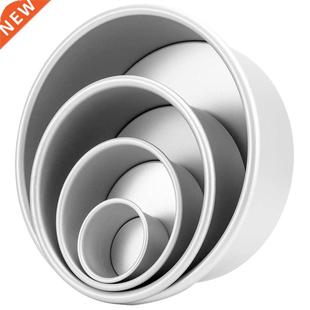 4 Pack Round Cake Tin Non-Stick Deep Aluminum Round Cake Pan