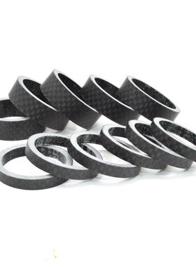 10pcs 3K Carbon Fiber bicycle Heset Stem Spacer MTB 28.6