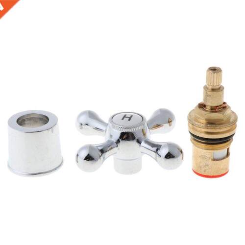 Copper Cross Hndle Bth Sink Fucet Hndle for Kitchen Bth