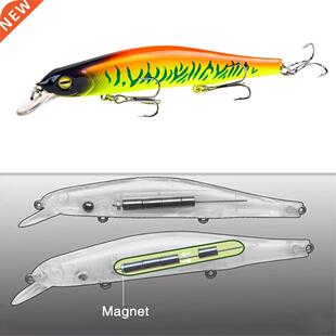 1pcs Fishing Lure Minnow 12.5cm/17.7g Topwater Artificial Ba