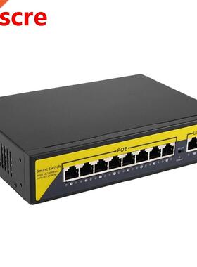 10 Port Switch,8POE and 2 Uplink, 802.3Af/At, 120W Built-in
