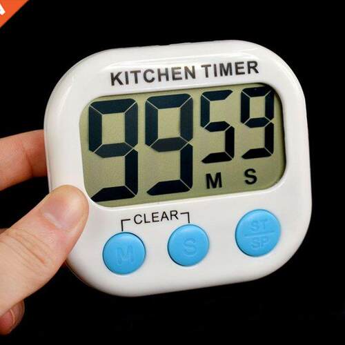 Home Kitchen Cooking Digital Count Down Up Timer Sports Stud