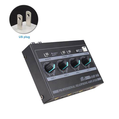 6.35mm 3.5mm Splitter Stage Ultra Compact Portable With Powe