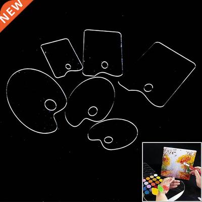 Clear Acrylic Artist Paint Mixing Palette Makes Cleanup Wate