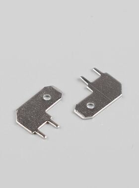 100pcs 6.3 L Inserts Plug Spring Terminal PCB Solder lug L