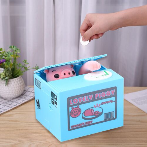 Electric Automated Panda Coin Box Kids Money Bank Automatic