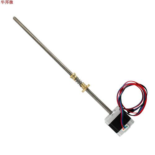 Nema17 Stepper Motor With Stainless Steel 8mm 350mm Le Scr