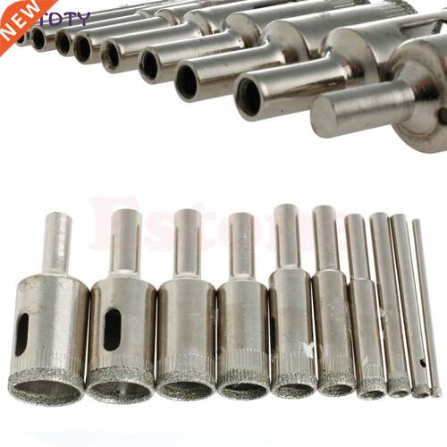 10pcs mm-20mm Diamond Hole Saw Tile Ceramic Glass Marble Co