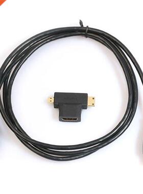 3 in 1 HD HDMI to HDMI Cable + Micro HDMI Adaptor + Mini HDM