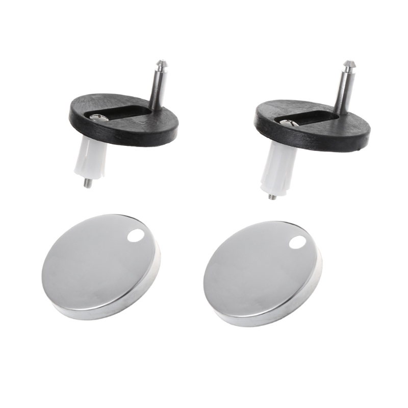 2Pcs Top Fix WC Toilet Seat Hinges Fittings Quick Release Hi