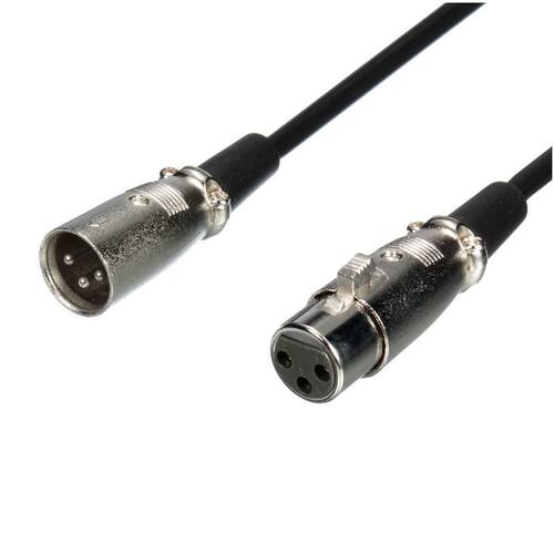 3Pin XLR Male to Female microphone Extension cable 1M