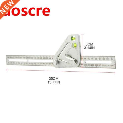 Multifunctional Triangle Angle Ruler Level Protractor Woodwo
