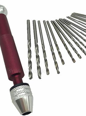 25pcs Twist Drill Bit + Mini Micro With Chuck Crafts Drillin
