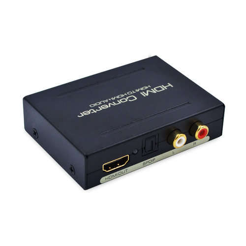 HDMI TO HDMI + Audio (SPDIF + R / L) signal converter HDMI a