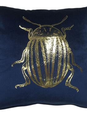 Best Selling Insect Foil Printing Cushion Cover Square Velve