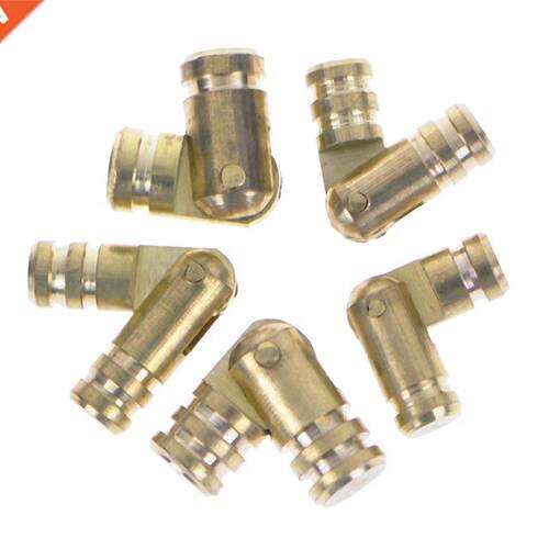 10Pcs Copper Barrel Hinges Cylindrical Hidden Cabinet Concea
