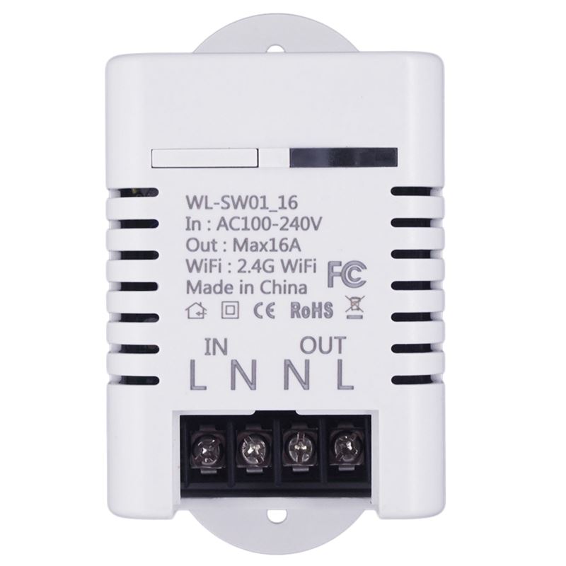 2.4G Wifi Smart Switch Relay 16A Tuya Smart Life App Wireles