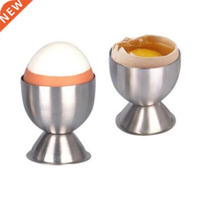 4Pcs Stainless Steel Boiled Egg Cups Hder Tabletop Cup Kit