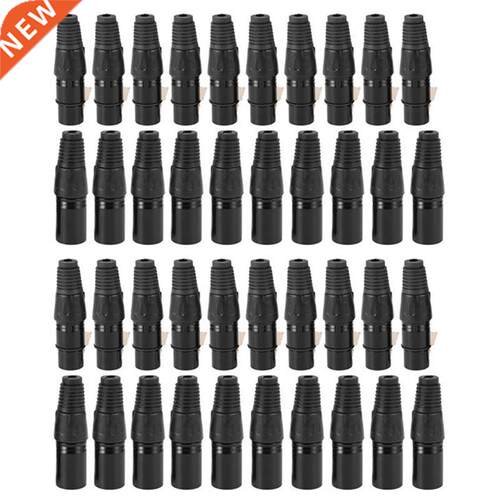 40Pcs 3Pin Xlr Male to Female Microphone Extension Cable Mic