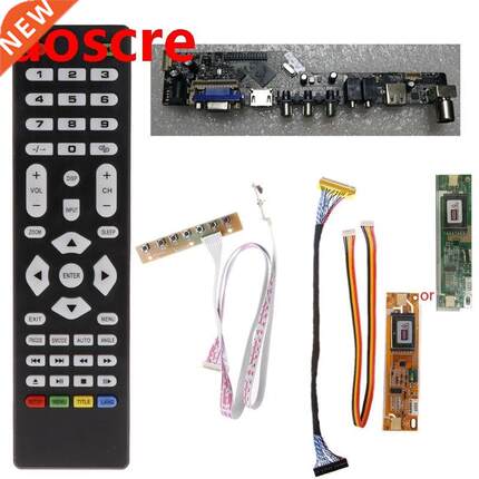 V56 Universal LCD TV Controller Driver Board PC/VGA/USB Inte