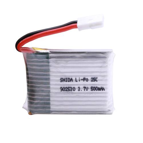 1PCS 3.7V 500mAh 25C LiPo Battery Wl V931 F949 XK K123 6Ch