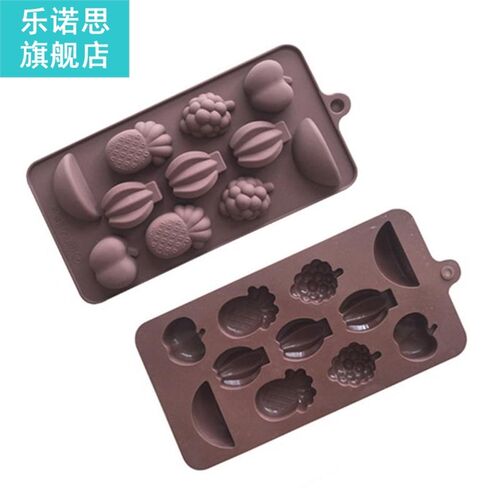 Fruit Shaped Silicone Mold 11-Cavities Cake Decorating Bakin