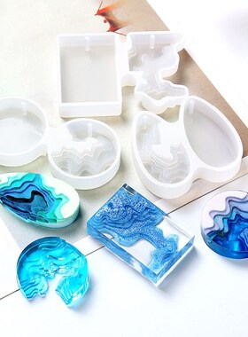 Ocean Island Pendant Resin Molds Silicone Molds Jewelry Maki