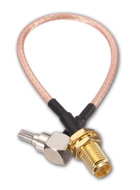 RF SMA Switch CRC9 Pigtail Cable SMA Female Bulkhead Connect