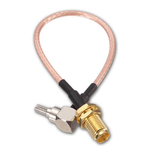 RF SMA Switch CRC9 Pigtail Cable SMA Female Bulkhead Connect