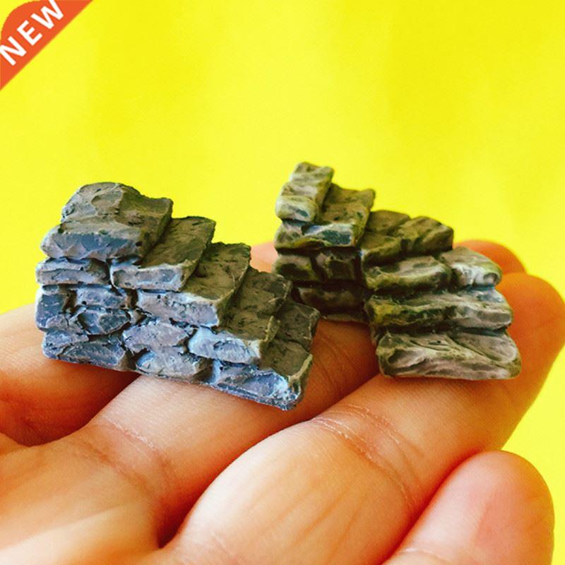 2 Pcs Stairs Doll House Fairy Garden Gnome Moss Terrarium Ho