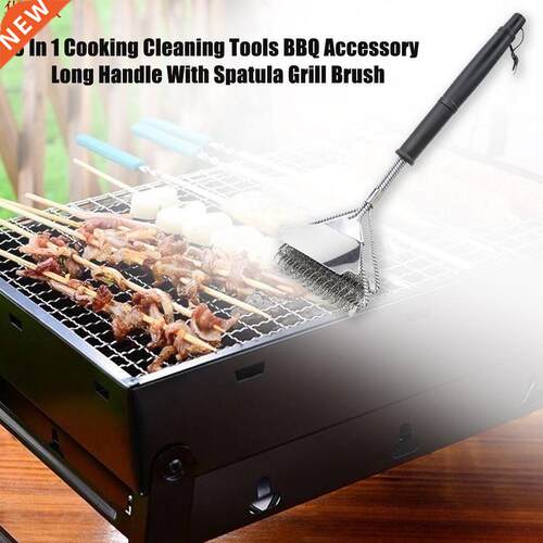 Stains Remove 3 In 1 With Spatula Outdoor Barbecue Cooking L