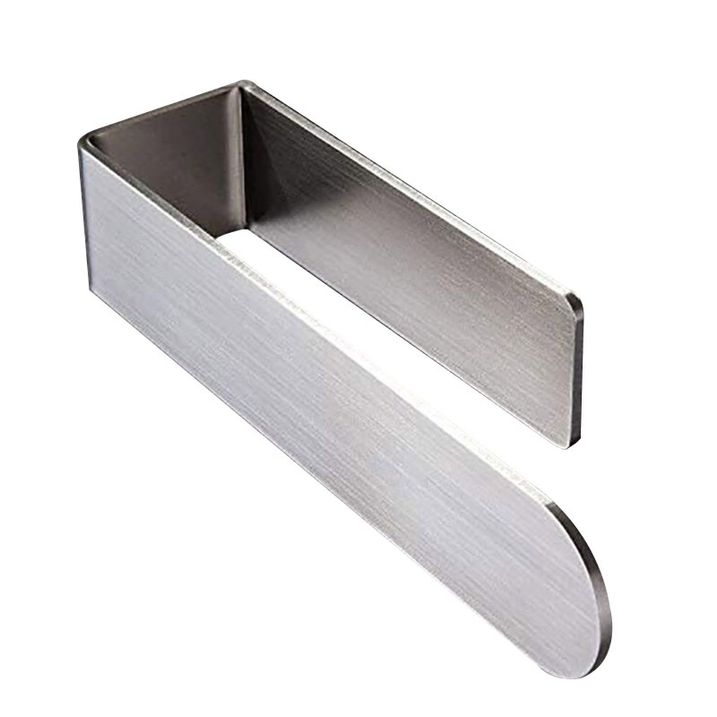 Bathroom Wall-mounted Punch-free Stainless Steel Towel Holde