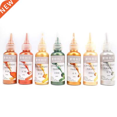 60ml Gold Paint Metallic Acrylic Paint,waterproof Not Faded