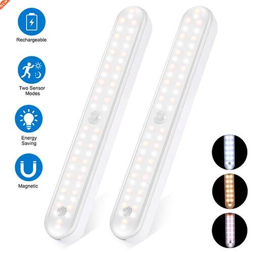 Motion Sensor Light Wireless LED Night Light USB Rechargeabl