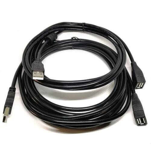 1.5/3/5m USB Extension Cable USB2.0 Data Male To Female Cabl