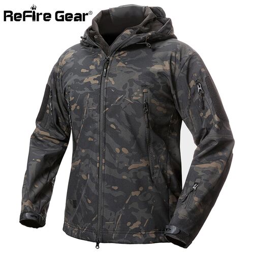 ReFire Gear Shark Skin Soft Shell Tactical Military Jacket M